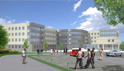 Kielce, nowe starostwo. Wizualizacja.