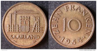 10 franków Protektoratu Saary