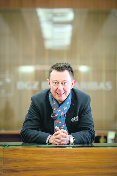 Przemek Gdański,prezes Banku BGŻ BNP Paribas