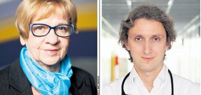 prof. dr hab. n. med. Anna Dmoszyńska i dr hab. Grzegorz Basak