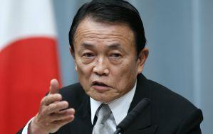 Taro Aso, fot. Bloomberg