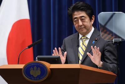 Shinzo Abe, premier Japonii
