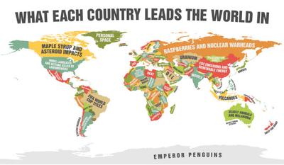 Globalna mapa "wskaźników" - źródło: Thedoghousediaries.com