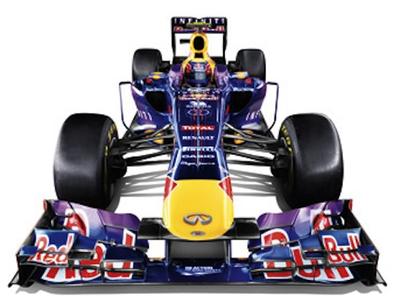 Bolid zespołu Red Bull Racing (źródło: infiniti-redbullracing.com)