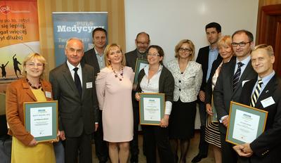 Zwycięzcy i finaliści konkursu Złoty Skalpel 2012. fot. Jacek Barcz