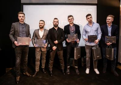 BIZNES Z EKSTRA WSPARCIEM: Zdaniem Sebastiana Kulczyka, prezesa Kulczyk Investments (trzeci od lewej), polskie start-upy coraz lepiej sobie radzą na rynku. Dużą satysfakcję da mu posiadanie udziału w rozwoju globalnego, wywodzącego się z Polski „jednorożca”. Na razie oficjalnie przedstawia spółki, które zakończyły akcelerację w jego akceleratorze InCredibles