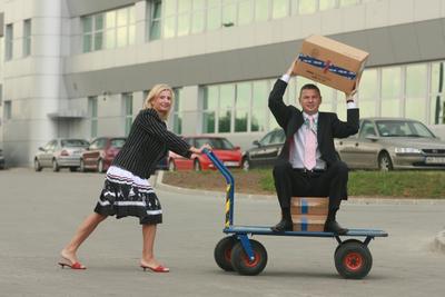 Piotr Bieliński, prezes Action, z żoną Anną.