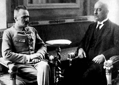 Józef Piłsudski i Gabriel Narutowicz
