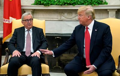 Jean-Claude Juncker i Donald Trump