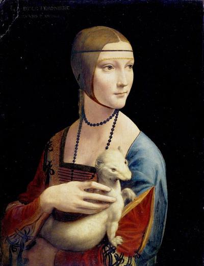 "Dama z gronostajem" pędzla Leonarda da Vinci