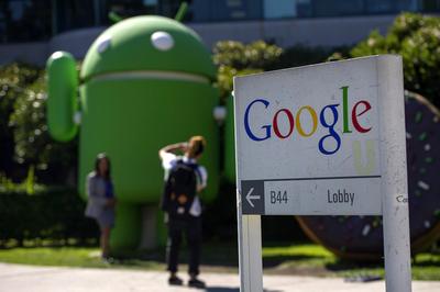 Wejście do siedziby Google w Mountain View
