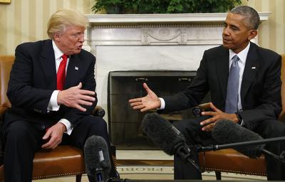 Donald Trump i Barack Obama