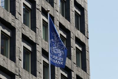 Centrala szwedzkiego banku centralnego (Riksbank) w Sztokholmie
