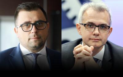 CENNE
POPARCIE PREMIERA: Filip Grzegorczyk (z lewej), szef energetycznego Tauronu, od wielu miesięcy ściera się z wiceprezesem tej spółki. Z kolei w paliwowym Lotosie Mateusz Bonca, jego prezes, skarży się na brak większości w zarządzie.