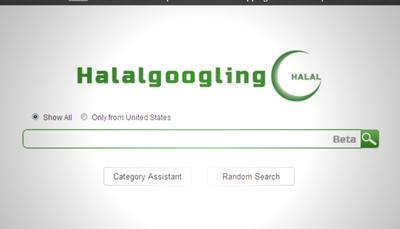 Halalgoogling, wyszukiwarka internetowa przyjazna wyznawcom Islamu, zadebiutowała w internecie ( printscream Halalgoogling)