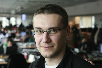 Jacek Kowalczyk, dziennikarz "Pulsu Biznesi" fot. Marek Wiśniewski