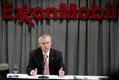 Rex Tillerson, prezes Exxon Mobile; fot. Bloomberg