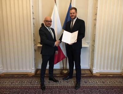 Filip Nowak oraz Janusz Cieszyński