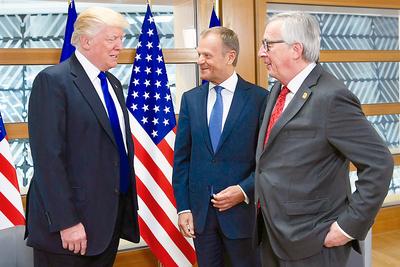 Wizyta Donalda Trumpa w Brukseli bardzo rozczarowała Donalda Tuska i Jeana-Claude’a Junckera m.in. w sprawie przyszłości TTIP.