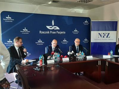 Jakub Gołąb, Bartłomiej Chmielowiec i Filip Nowak Rzecznik Praw Pacjenta/Twitter