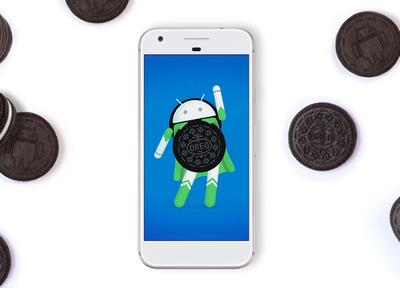 Grafika promująca system Android 8.0 Oreo