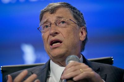 Bill Gates, założyciel Microsoftu, niegdyś najbogatszy człowiek świata, krytykuje pomysł Google’a dotyczący umieszczania w przestrzenie powietrznej krajów trzeciego świata balonów internetowych (Fot. Bloomberg)