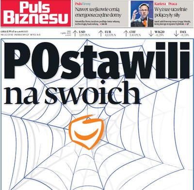 Okładka "Pulsu Biznesu" z 5 listopada 2012 roku