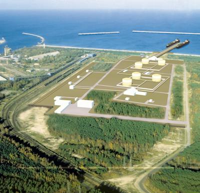 Wizualizacja terminala LNG