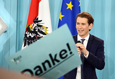 Sebastian Kurz w wieku 31 lat zmienia fotel ministra spraw zagranicznych na kanclerza federalnego.