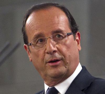 Francois Hollande, fot. Bloomberg