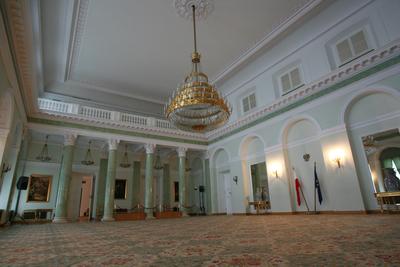 Sala kolumnowa w Pałacu Prezydenckim w Warszawie, ul. Krakowskie Przedmieście