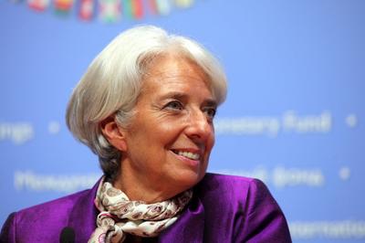 Lagarde Christine, szefowa MFW (fot. Bloomberg)