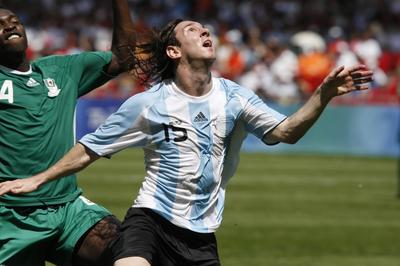 Lionel Messi w barwach Argentyny fot. Bloomberg