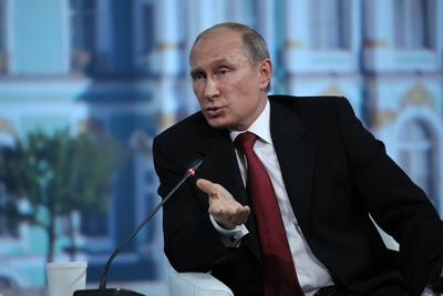 Władymir Putin, prezydent Rosji (fot. Bloomberg)
