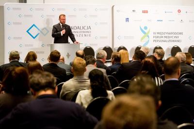 Minister zdrowia Łukasz Szumowski na IV Międzynarodowym Forum Medycyny Personalizowanej
