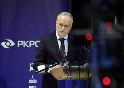 Czesław
Warsewicz, prezes PKP Cargo