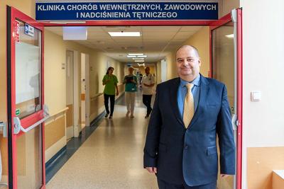 prof. dr hab. Grzegorz Mazur z Uniwersytetu Medycznego im. Piastów Śląskich we Wrocławiu.