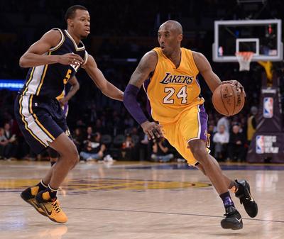 Kobe Bryant podczas ostatniego meczu