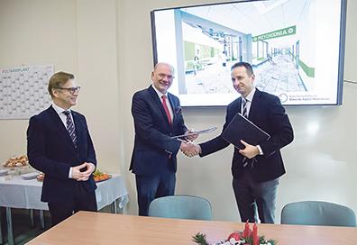 Od lewej: prof. Mirosław Wielgoś, Jerzy Werle oraz prof. Jacek Szaflik.