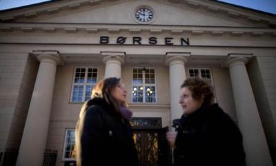 Giełda w Oslo i Norweżki, fot. Bloomberg