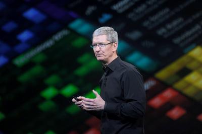 Tim Cook na scenie