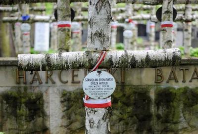Grób hm. Stanisława Broniewskiego na warszawskim Cmentarzu Wojskowym na Powązkach