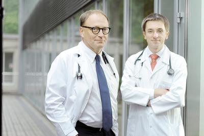 Prof. dr hab. n. med. Andrzej Januszewicz i dr hab. n. med. Aleksander Prejbisz
