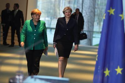 Angela Merkel, kanclerz Niemiec i premier Wlk. Brytanii Theresa May