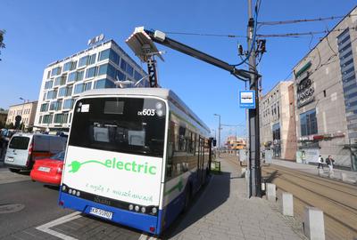 Autobus elektryczny firmy Solaris