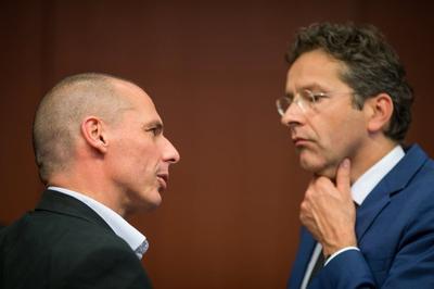 Yanis Waroufakis i Jeroen Dijsselbloem