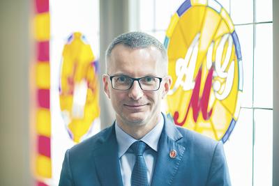 Prof. dr hab. n. med. Marcin Gruchała, rektor Uniwersytetu Medycznego w Gdańsku.