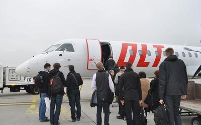 Samolot OLT JetAir (fot. oltjetair.com)
