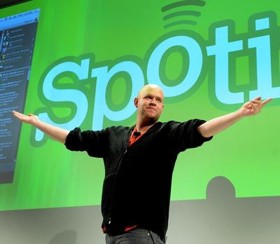 Daniel Ek, prezes Spotify, fot. Bloomberg