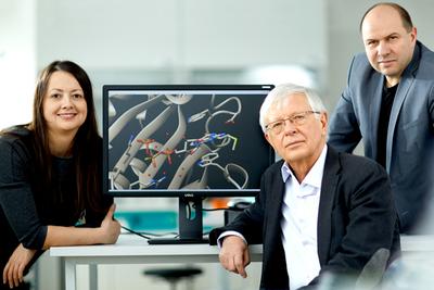 Dr Kowalska, prof. Darżynkiewicz, prof. Jemielity